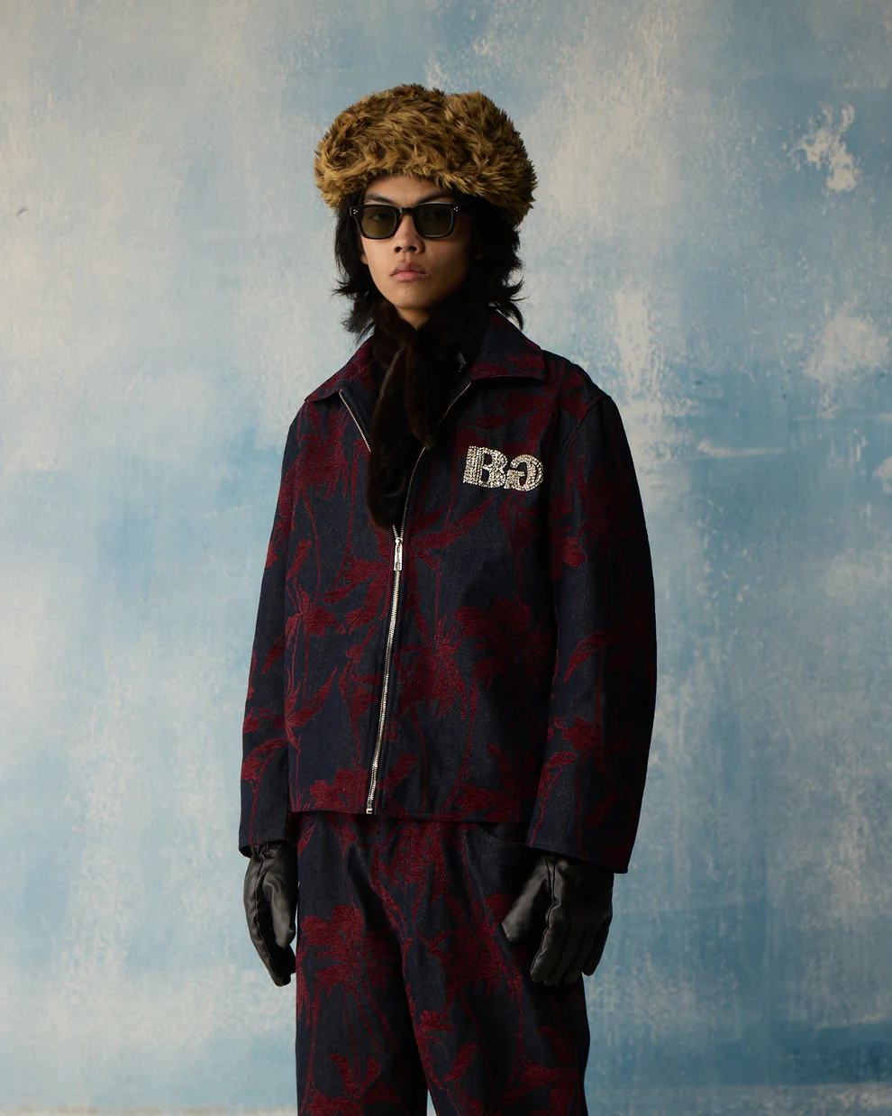 Indigo Bloom Denim Jacket — Gallery View 1