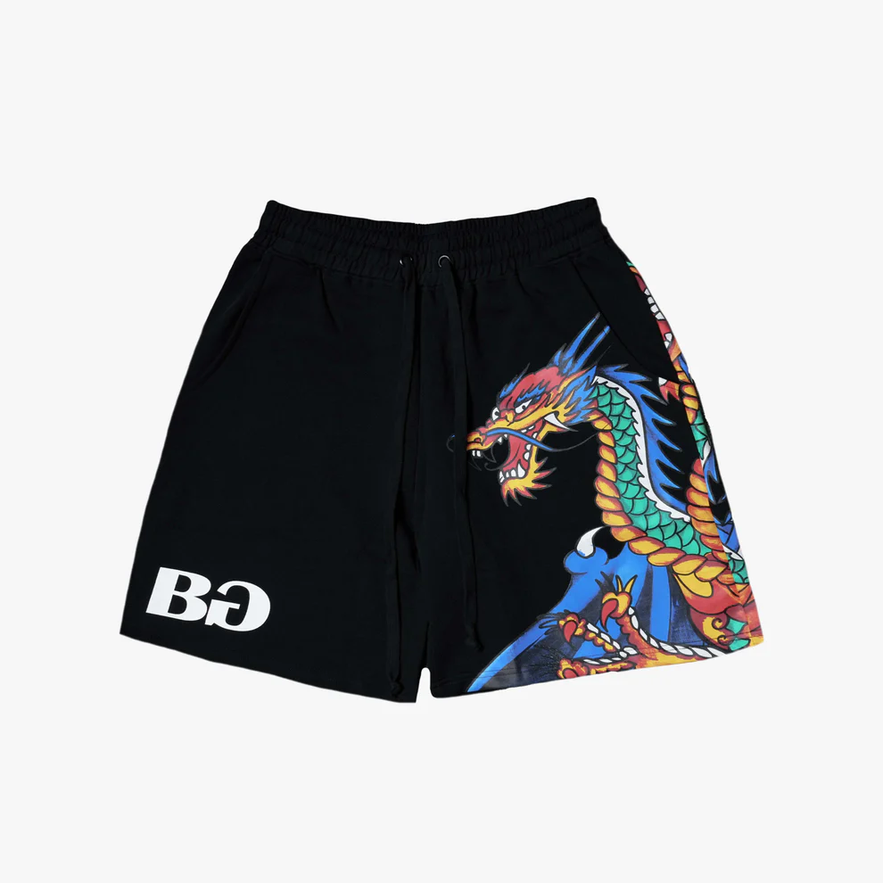 Black Shenron 3 Shorts — Gallery View 1
