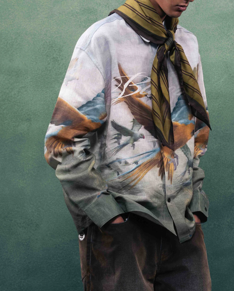 Pandemonium Linen Shirt — Gallery View 4