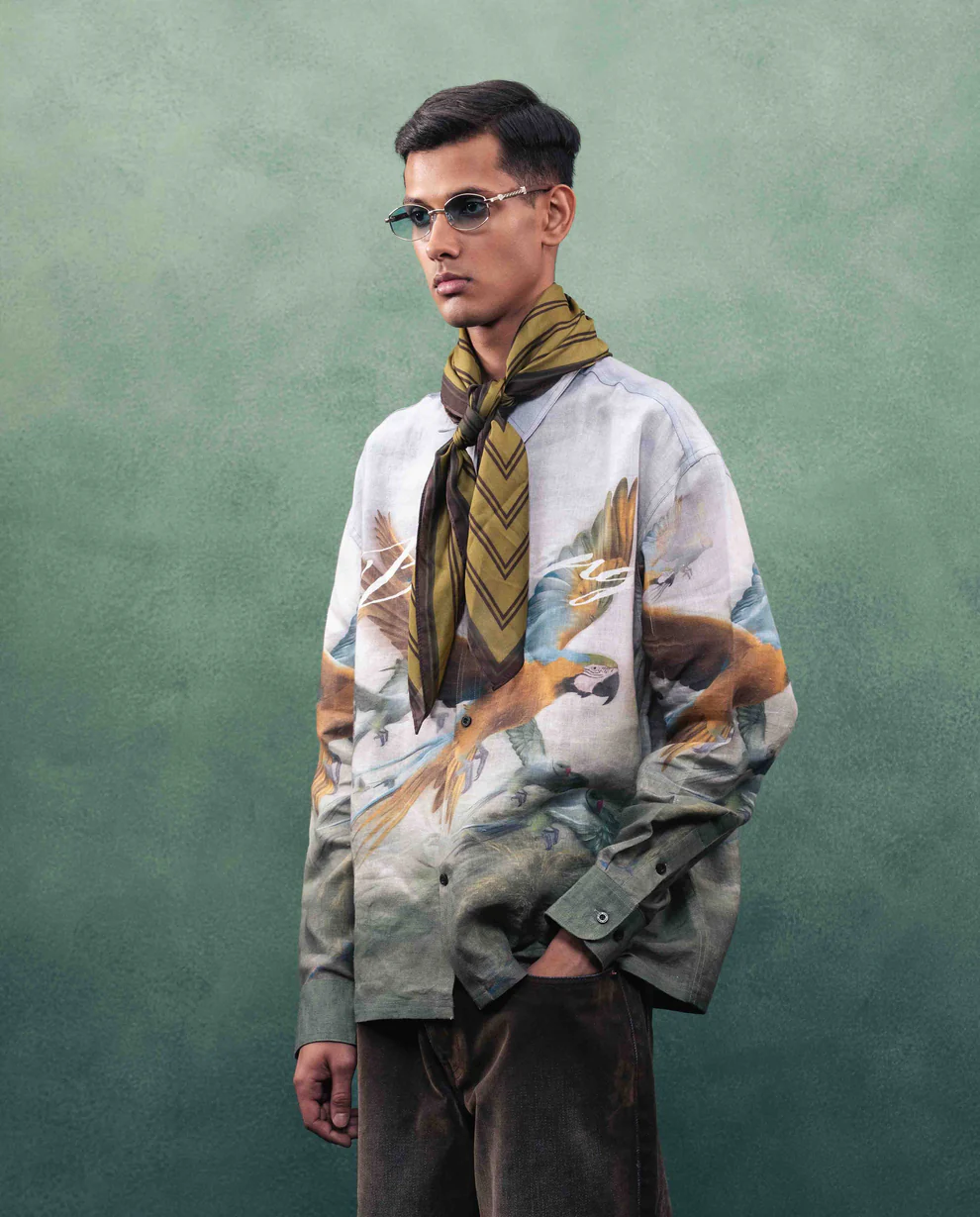 Pandemonium Linen Shirt — Gallery View 2