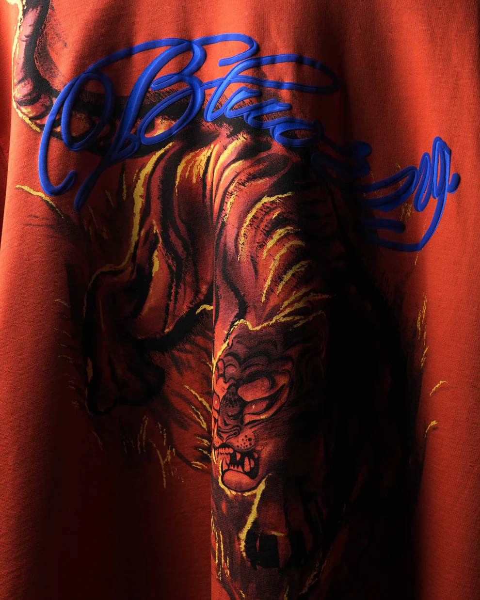Orng Tiger Fury T-Shirt — Gallery View 4